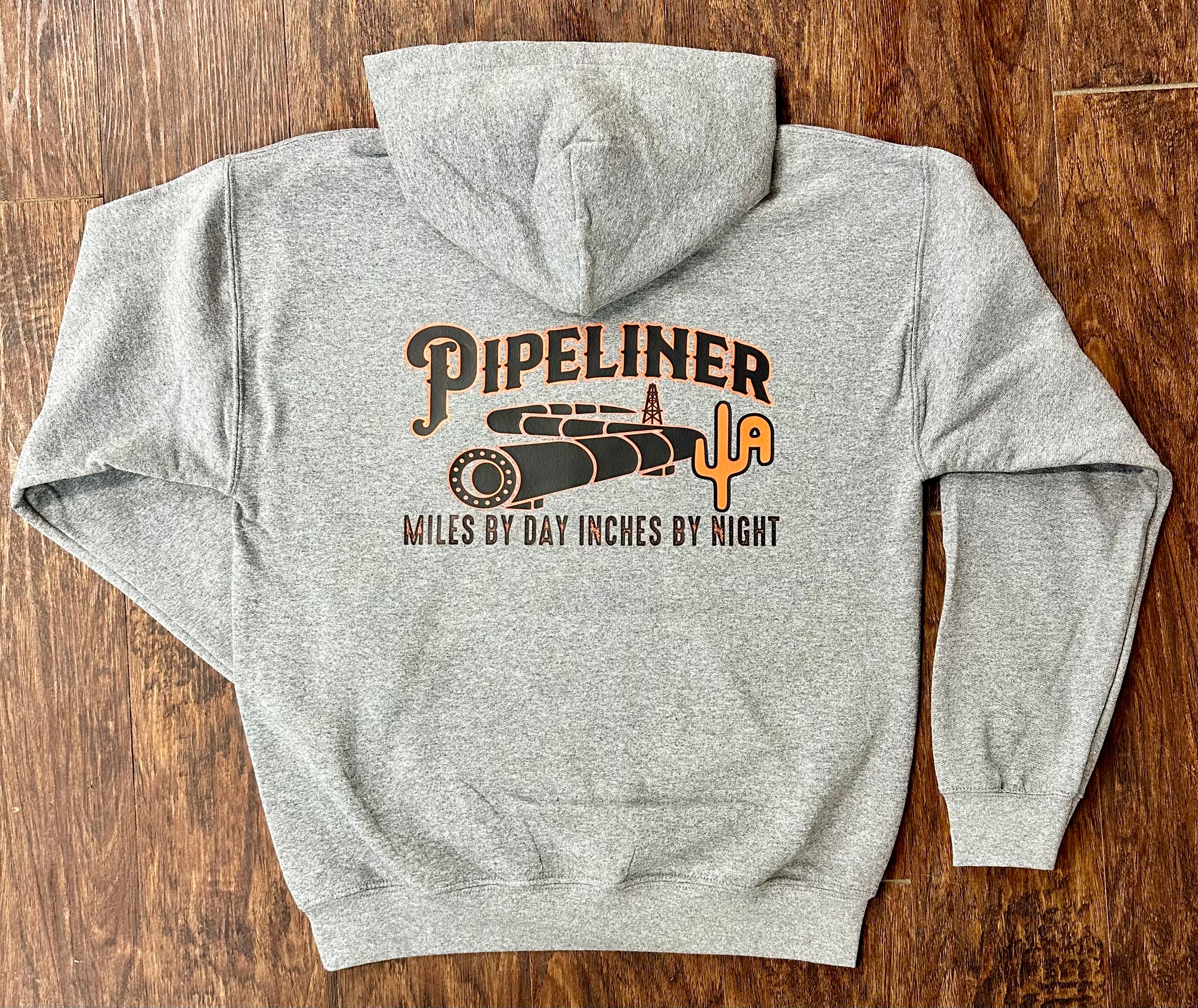 Pipeliner - Graphite Heather Adult Hoodie
